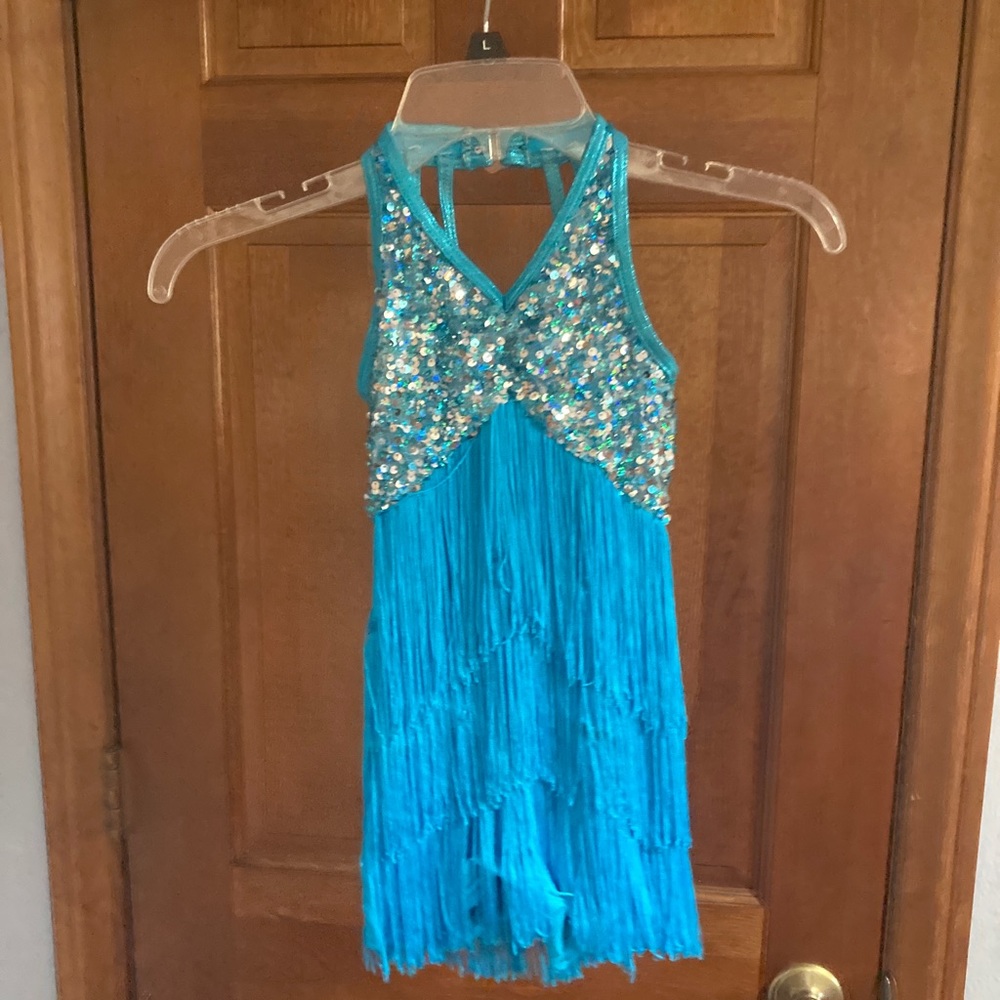 Beautiful Blue Dance Costume